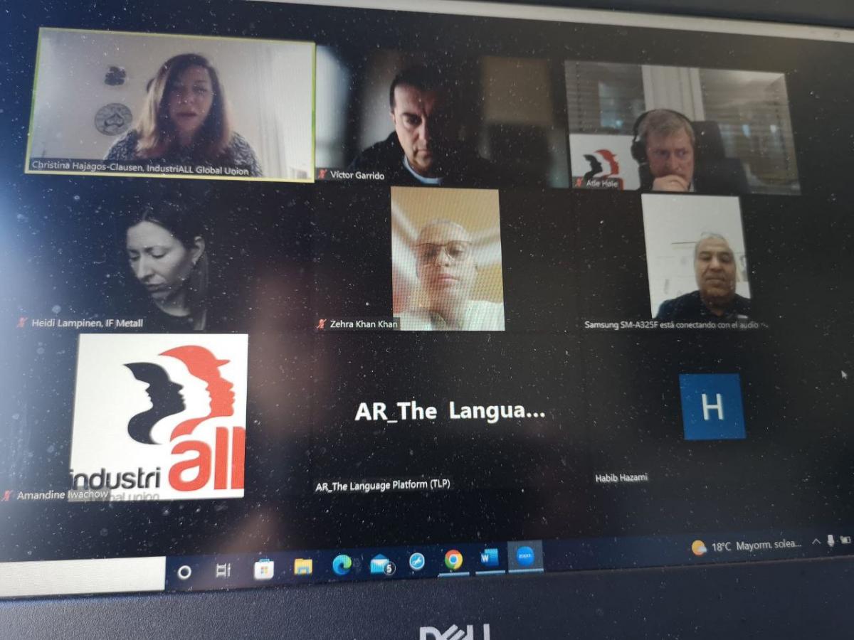 Reunin de co-presidentes del sectpr TGSL de IndustriAll Global Union