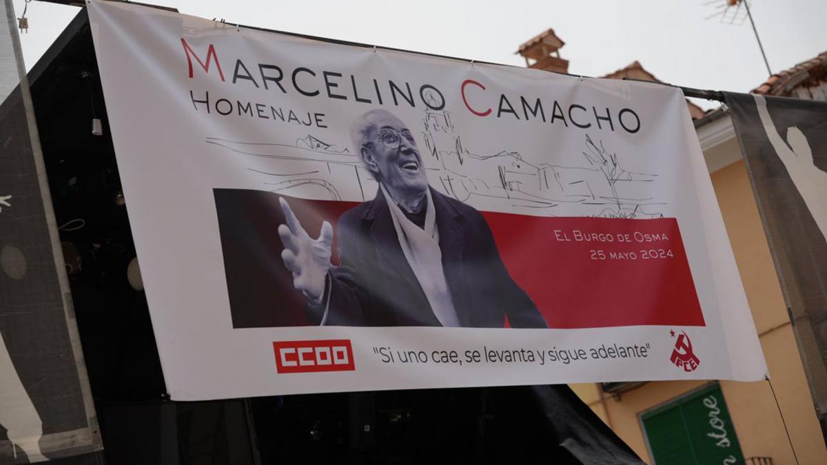 25 de mayo: Homenaje a Marcelino Camacho en Burgo de Osma (Soria)