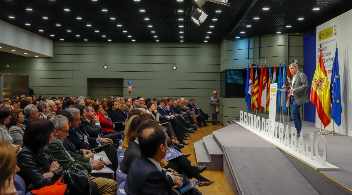 Unai Sordo en la II Conferencia El Futuro del trabajo que queremos