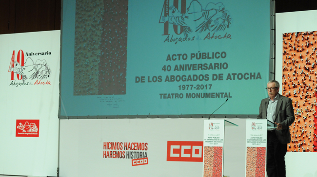 Galería de imágenes homenaje abogados de Atocha