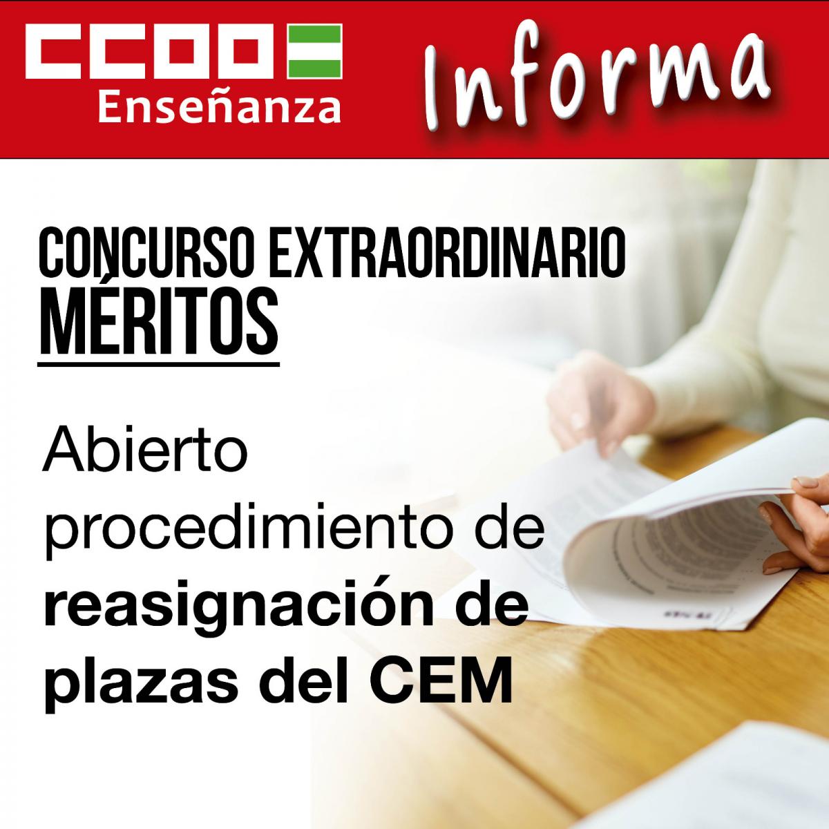 CEM. Reasignacin de plazas