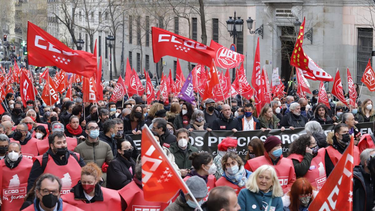 Manifestacin en defensa de la contencin de los precios y del empleo (23 de marzo)