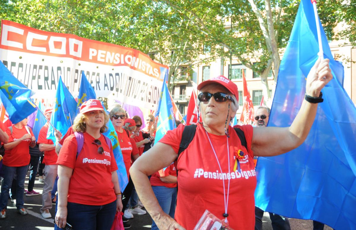 Manifestacin en Madrid por unas pensiones dignas