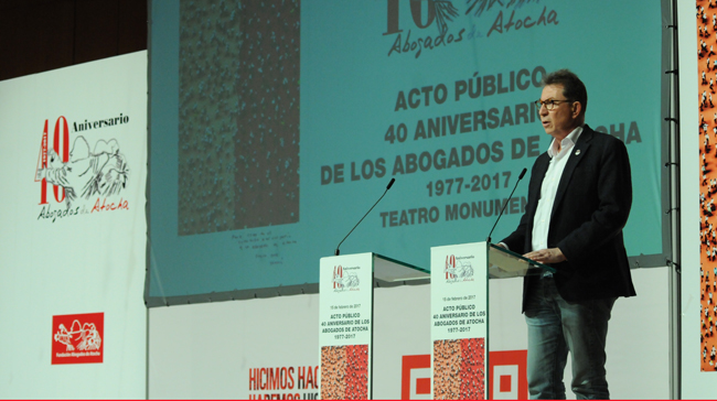 Galería de imágenes homenaje abogados de Atocha