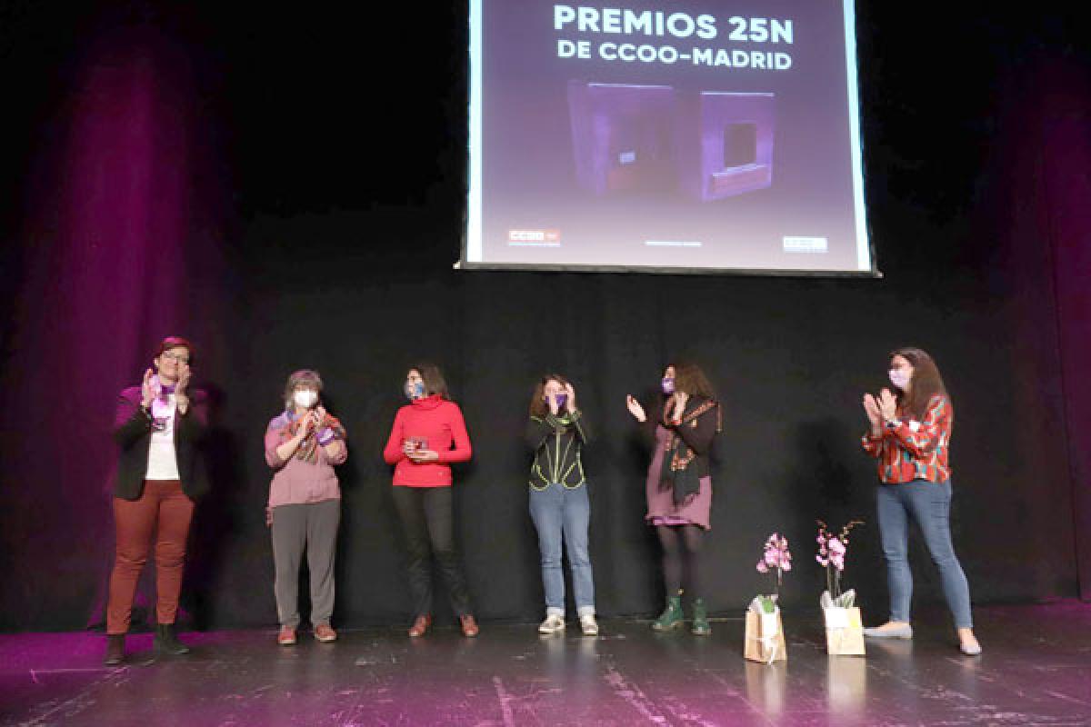 Entrega del 'Premio 25N de CCOO-Madrid' a la Secretaría Confederal de Mujeres, Igualdad y Condiciones de Trabajo (Fran Llorente - CCOO Madrid)