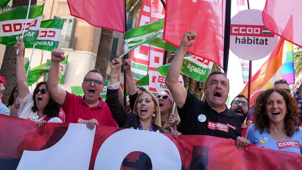 Celebración de las movilizaciones del Primero de Mayo en 2026