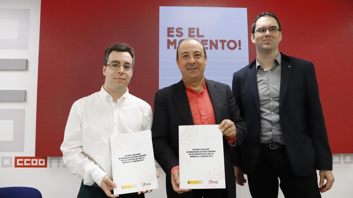 Luis de la Fuente, Carlos Bravo y Mario Sánchez