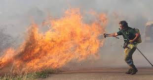 Operativos de extinción de incendios