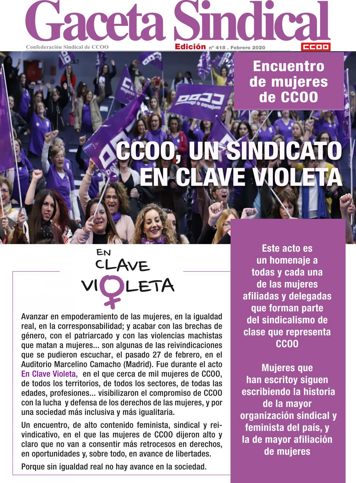 Gaceta Sindical n 418