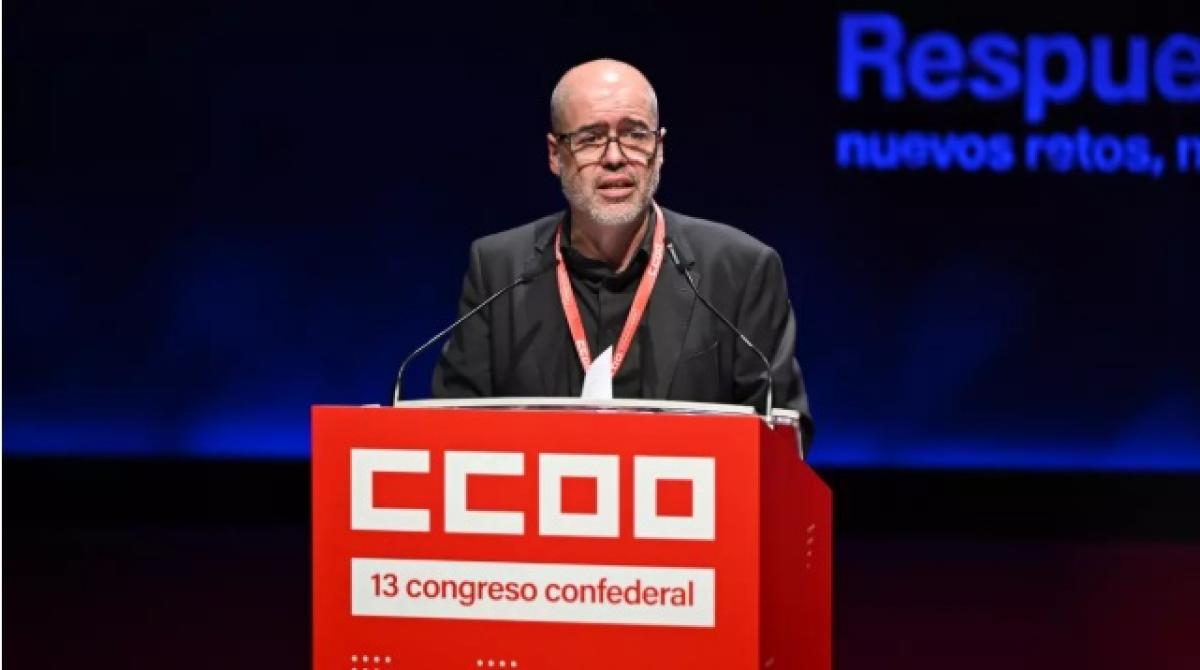 El secretario general de CCOO, Unai Sordo.