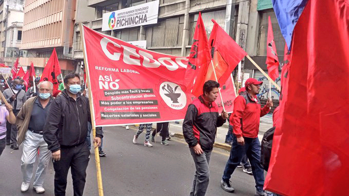 Protesta social en Ecuador