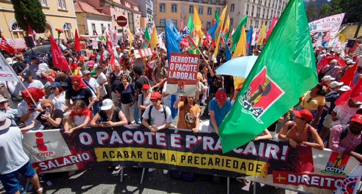 Movilización de la CGTP-IN