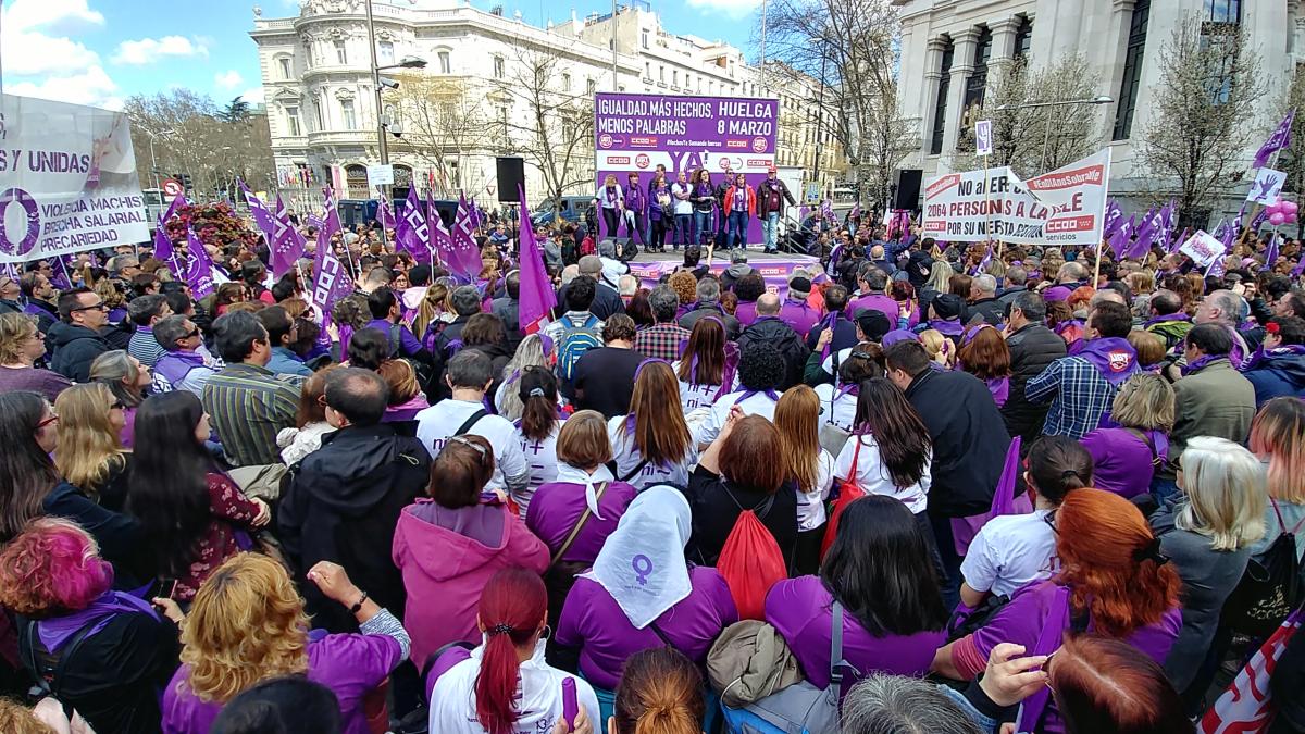 Concentracin en Cibeles