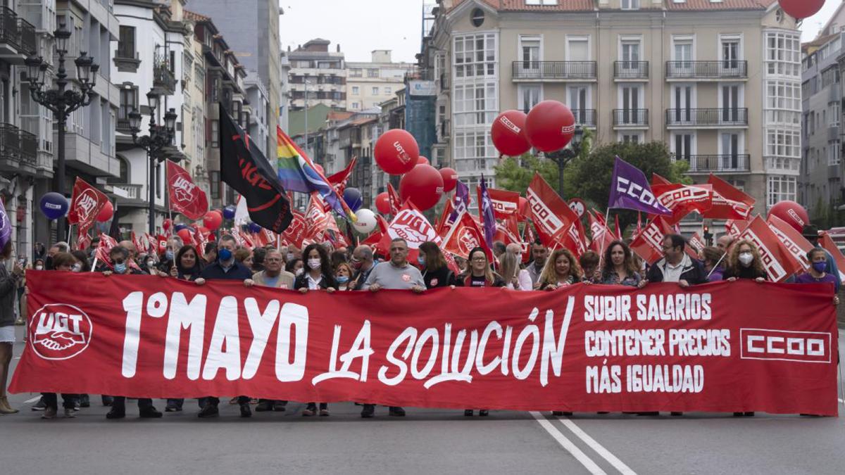 Manifestacin 1 de Mayo Cantabria