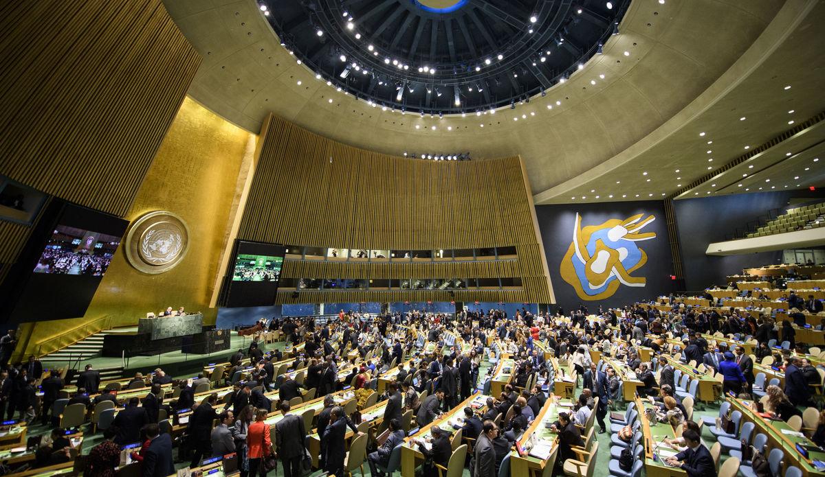 Asamblea general de las Naciones Unidas. Foto: ONU.