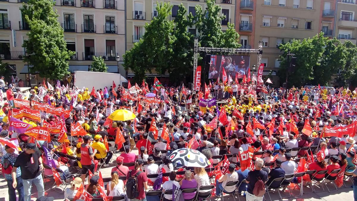 Concentracíón en Madrid "Salario o conflicto" (9 de junio)