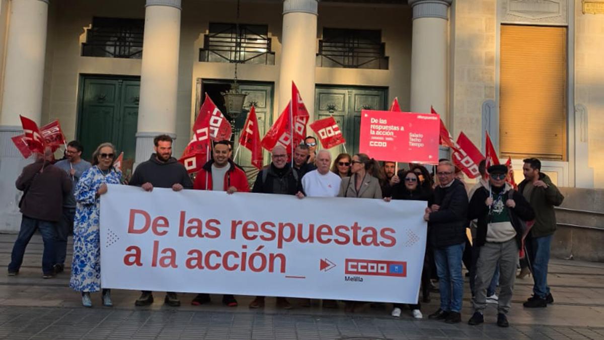 "El Gobierno de España no se puede quedar corto”, resaltó Unai Sordo, en declaraciones previas a una asamblea de delegados y delegadas en Melilla.