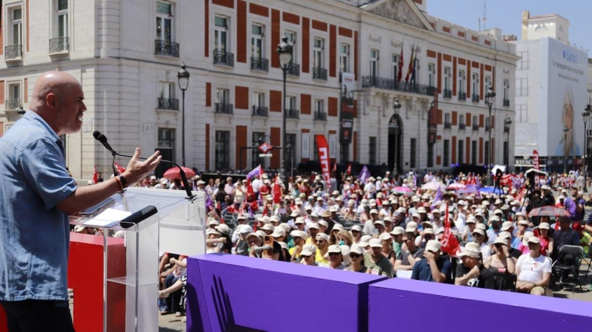 Intervención de Unai Sordo en la asamblea celebrada en Madrid