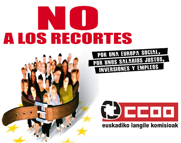 Contra los recortes sociales y el Pacto por el euro, movilzate!
