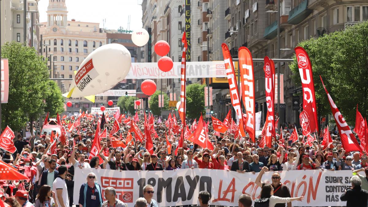 Manifestación del 1º de Mayo en Madrid (1 de mayo)