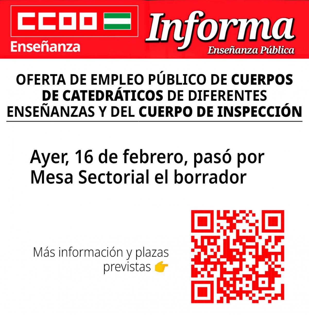 OEP Catedraticos e nspectores 2026