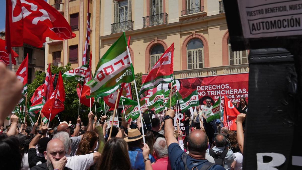 Celebración de las movilizaciones del Primero de Mayo en 2026