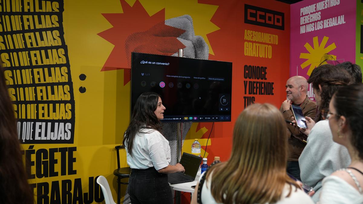 26 de abril: Stand de CCOO en la Feria Aula en IFEMA
