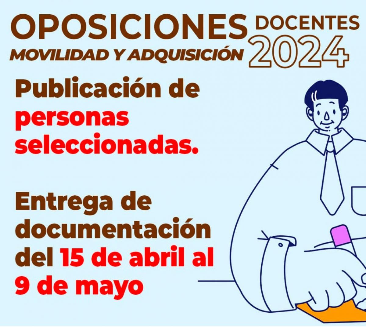 Asirantes seleccionados y entrega de documentacin