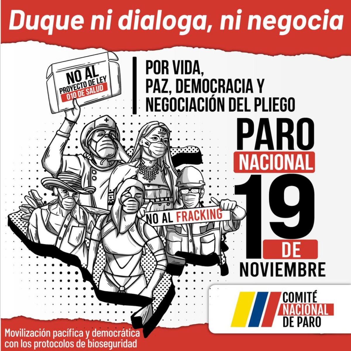 Paro en Colombia