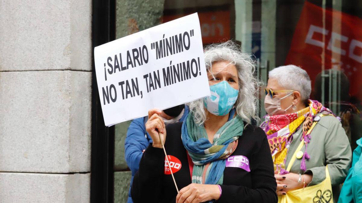 Movilización por la mejora de salarios