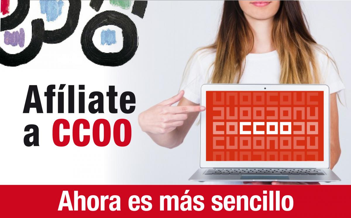 Afiliate a CCOO