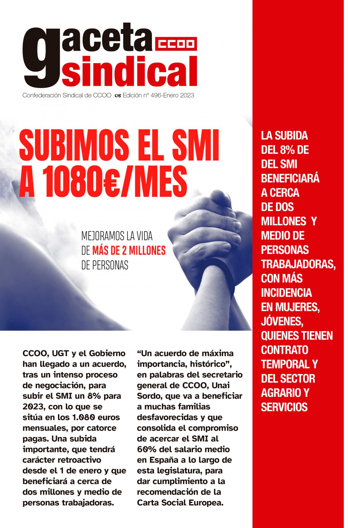 Gaceta Sindical n 496