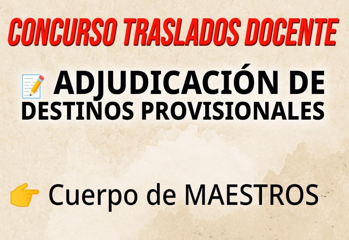 CGT Maestros provisional