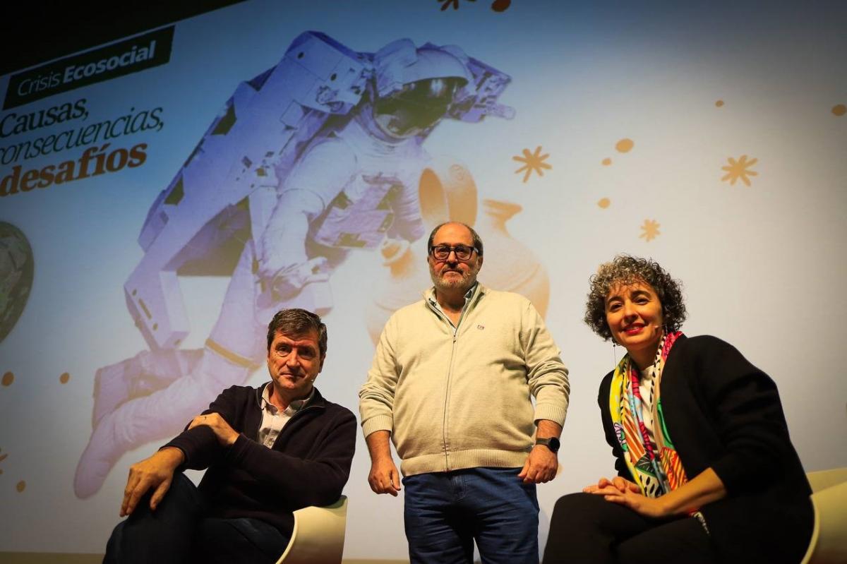 Cecilia López Pablos, Vicente Pinillla y Luis Clarimón.
