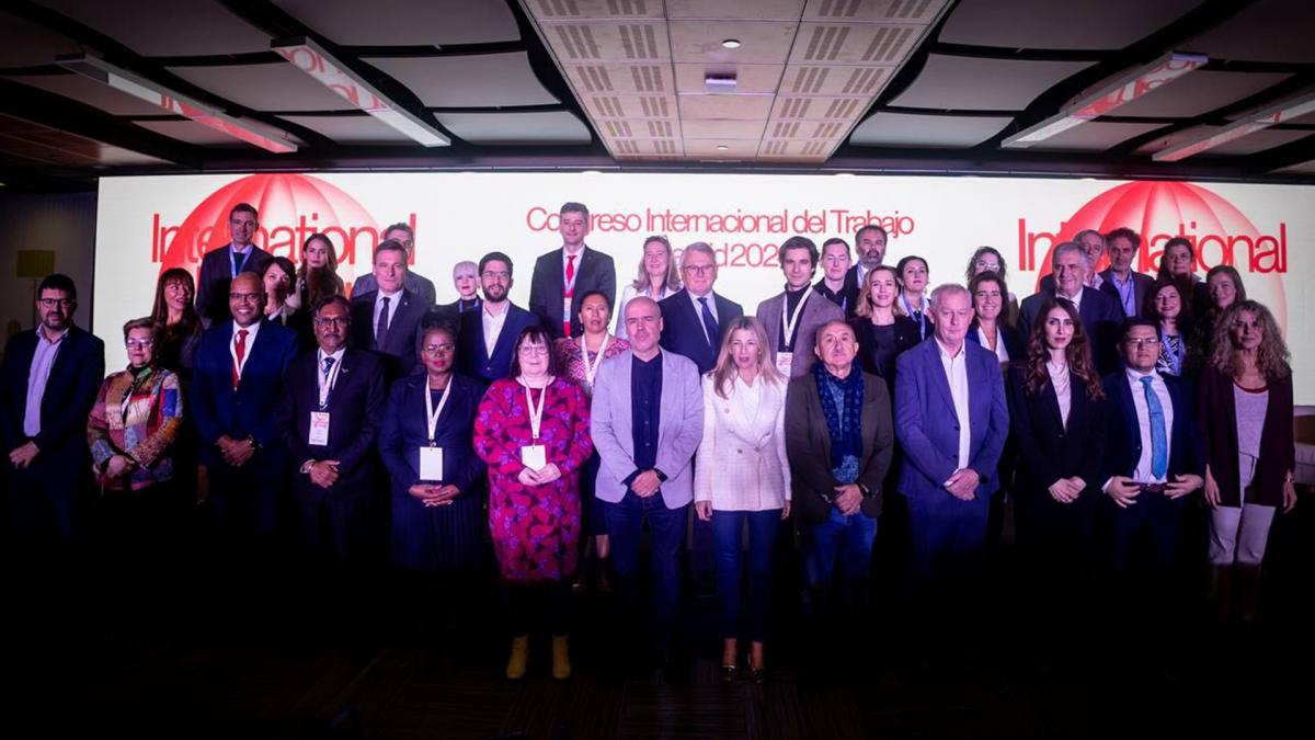 13 de noviembre: Congreso Internacional del Trabajo en Madrid.  Congreso Internacional del Trabajo.
