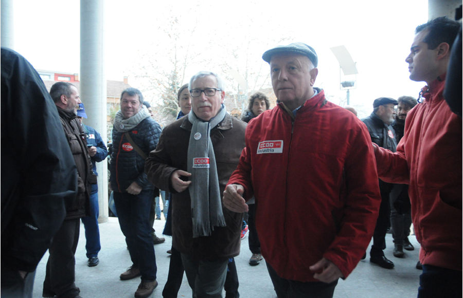 Galera de fotos manifestacin de apoyo a los 8 de Airbus