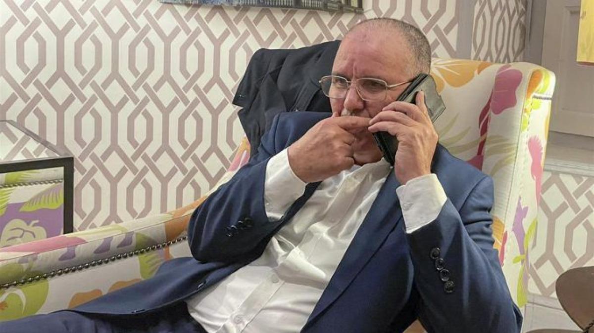 El secretario general de la UGTT de Tnez, Noureddine Taboubi