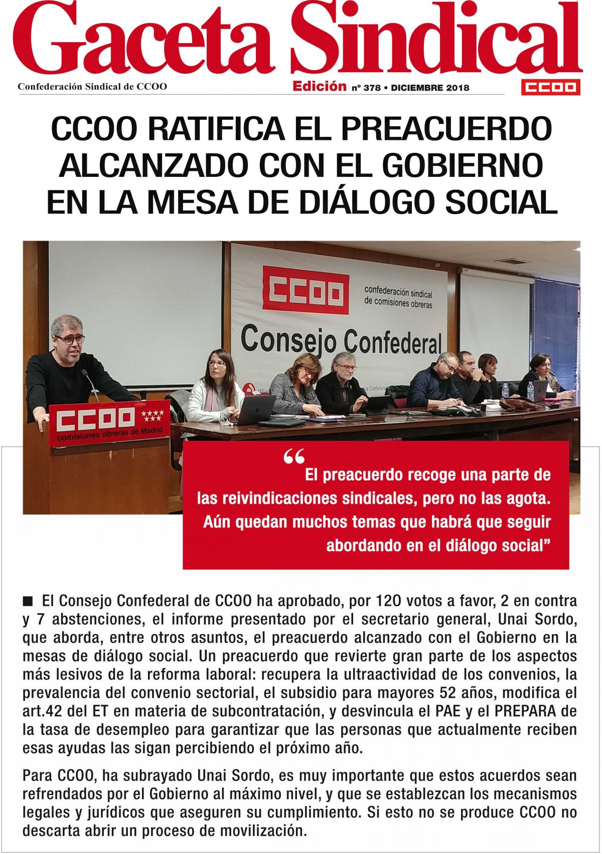 Gaceta Sindical 378