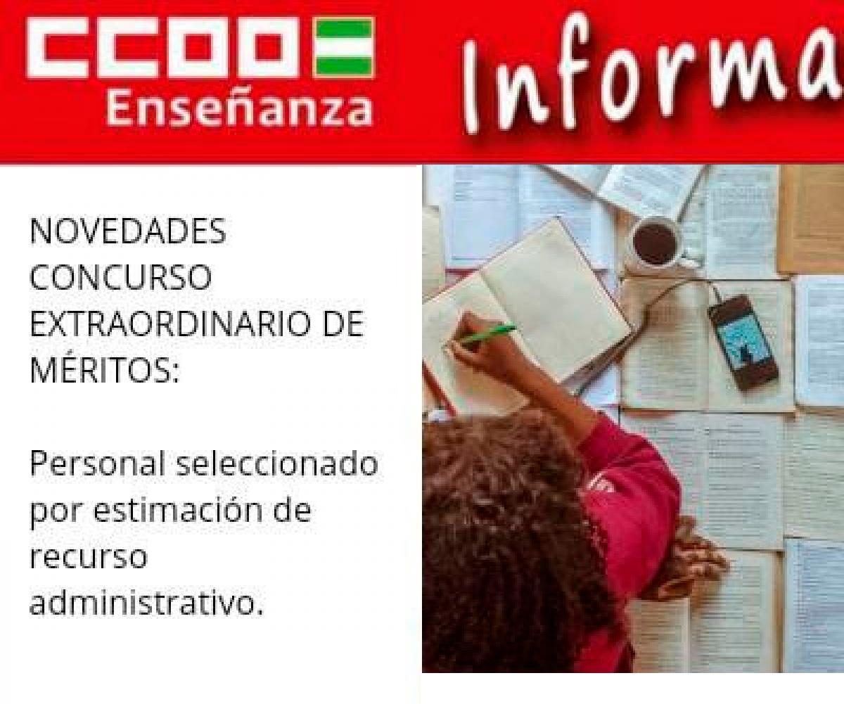 Novedades Concurso Extraordinario de Mritos