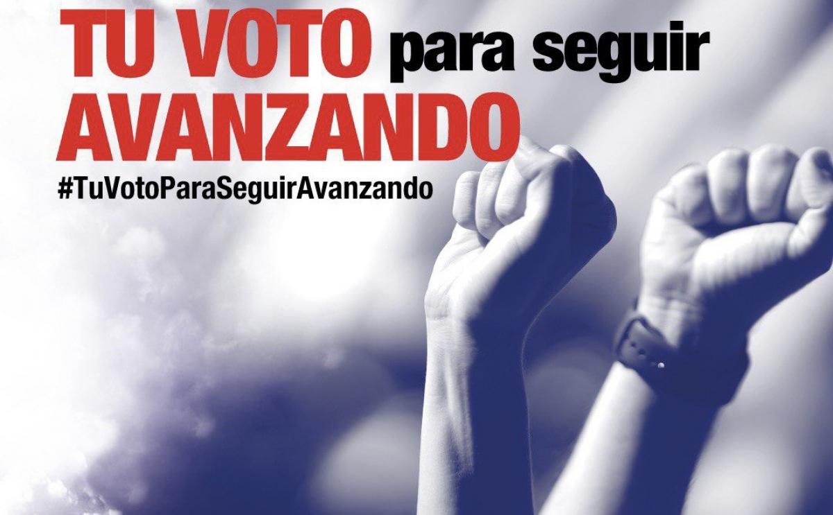 Campaa #TuVotoParaSeguirAvanzando