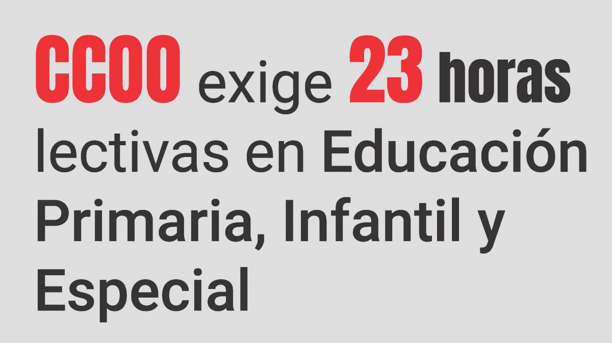 23 horas lectivas