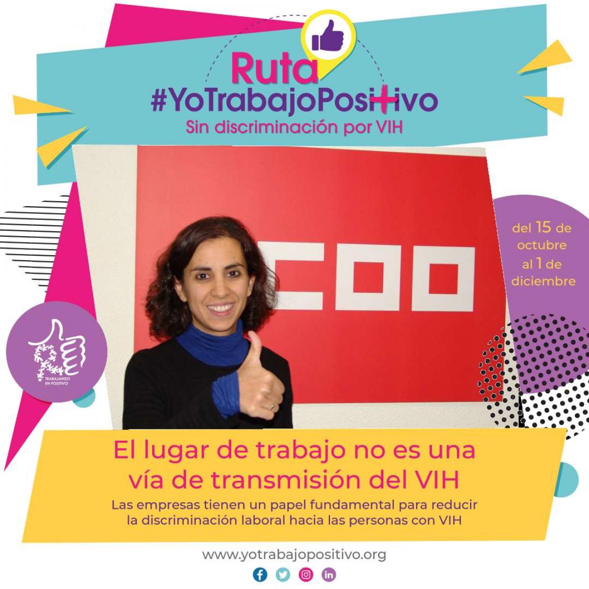 La secretaria de Poltica Social y Movimientos Sociales, Paula Guisande, participa en la Ruta #YoTrabajoPositivo