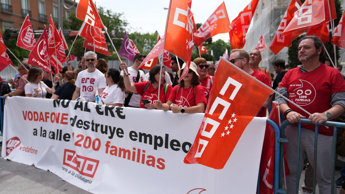 22 de junio: Concentracin contra el ERE en Vodafone