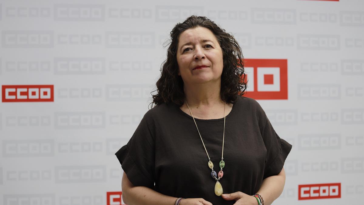 Loli García, secretaria de Formación y Empleo de CCOO