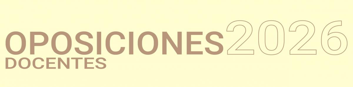 Oposiciones docentes 2026