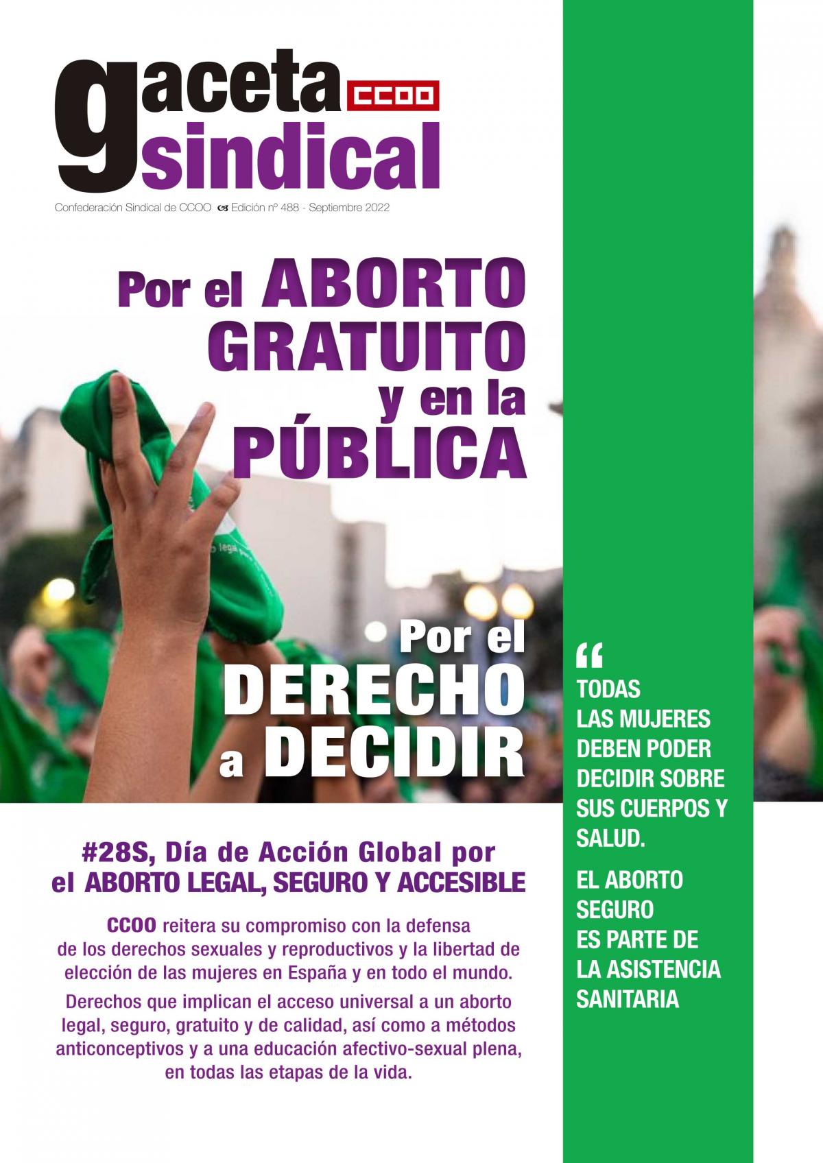 488. Gaceta Sindical. Aborto legal y seguro