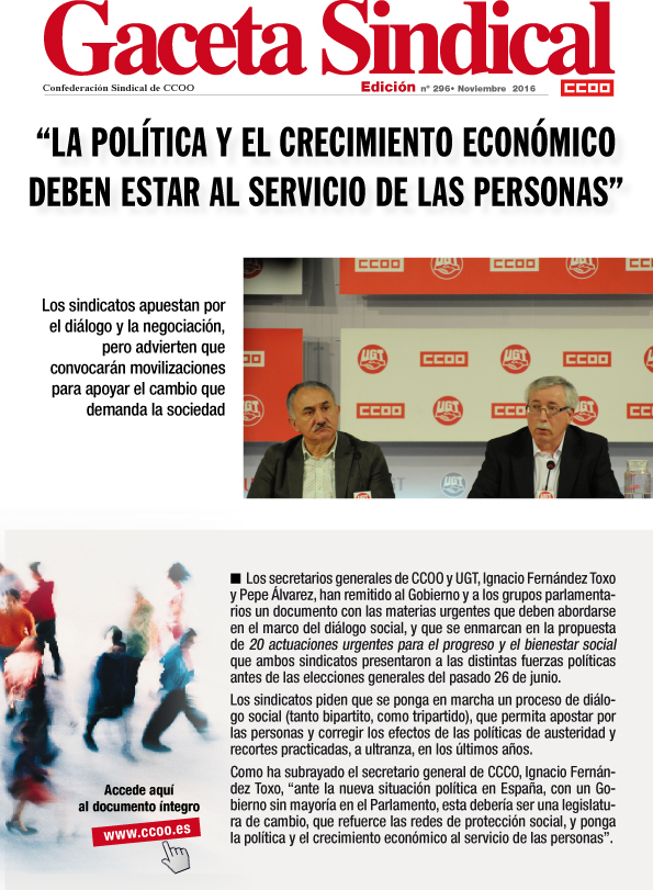 Gaceta Sindical presentacin Propuesta Sindical