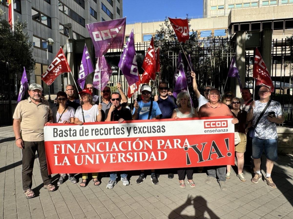 Concentración por la financiación suficiente de las universdidades públicas