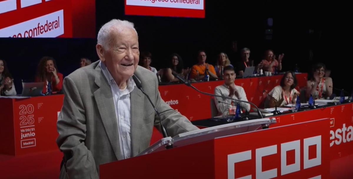 Julián Ariza, dirigente histórico y fundador de CCOO.