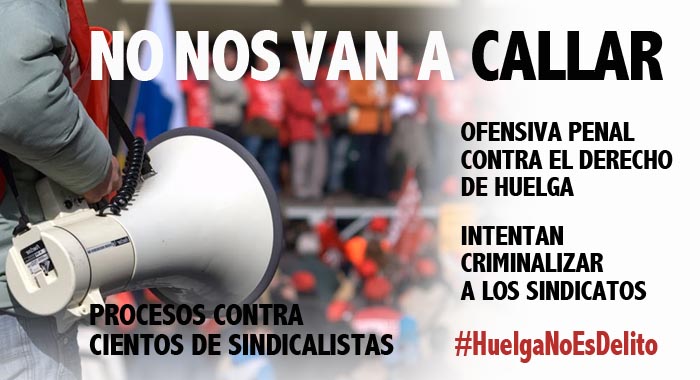 #HuelgaNoEsDelito
